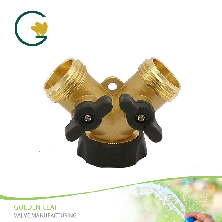 Aluminium 2-Way Shut-Off Garden Valve