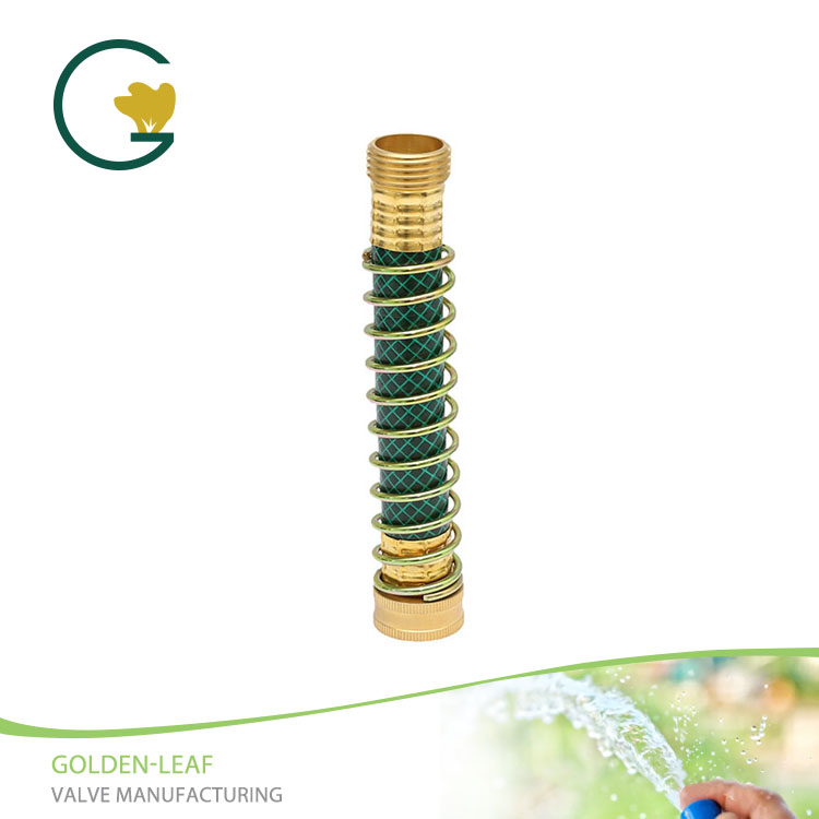 Kuningan Garden Hose Extension Adapter, Hose Kink Protector dengan Coil Spring