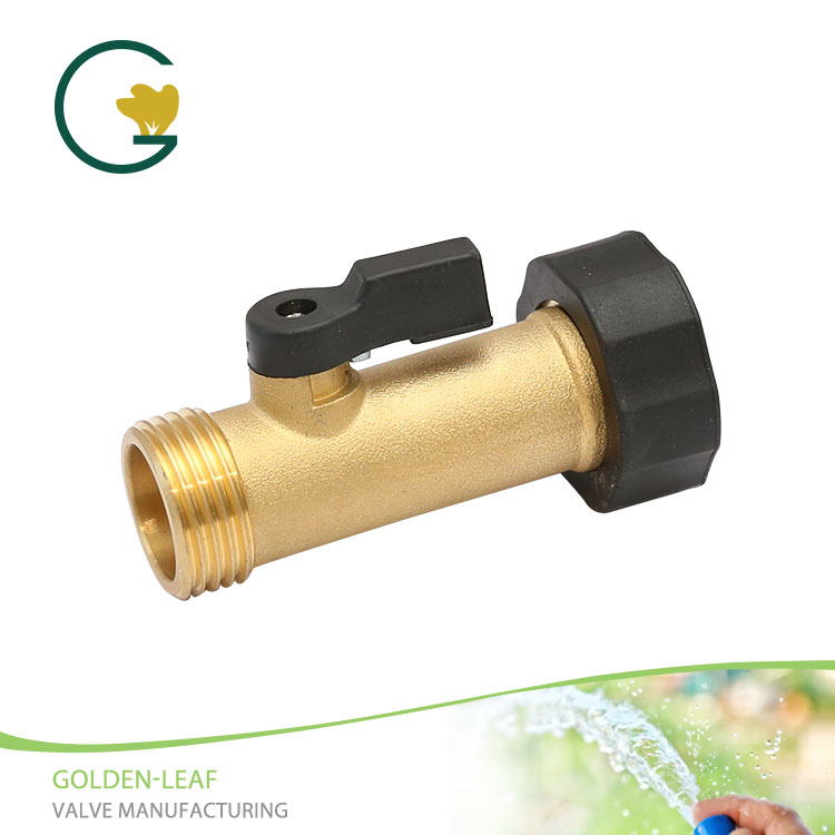 Brass Long Neck Shut-Off Valve Dengan Karet