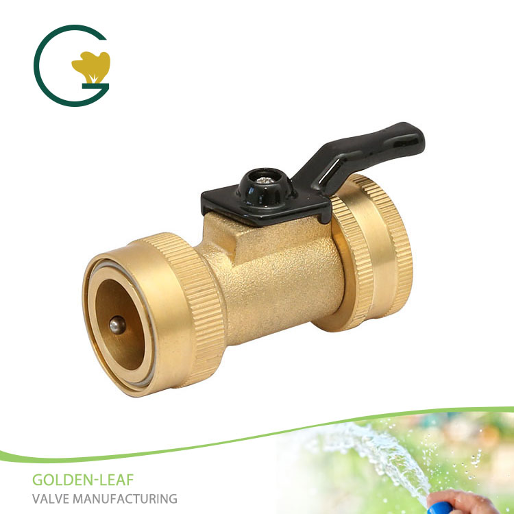 Brass Shut-Off Valve Dengan Konektor Cepat