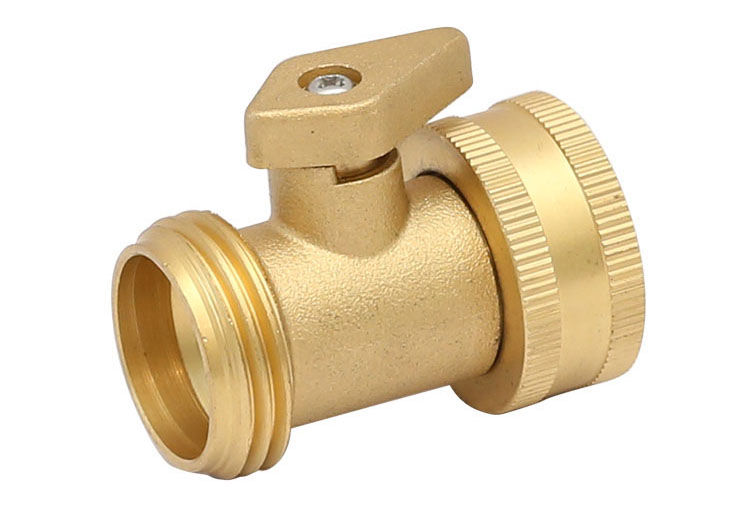 Kuningan shut-off valve with copper handle made in China