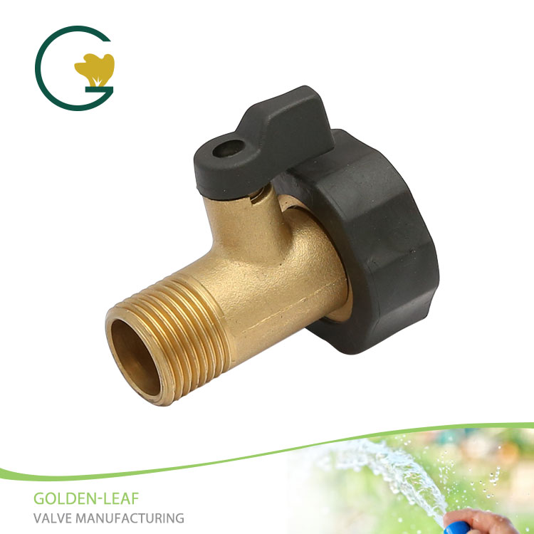 Long Neck Brass Shut-Off Valve Dengan Karet